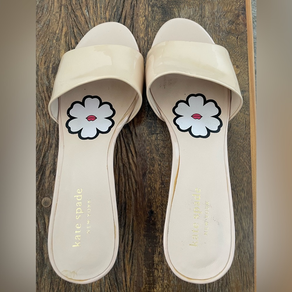 Kate Spade Patent Leather Kitten Heel - Picture 2 of 4